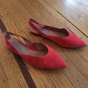 Madewell Slingback Suede Sandals